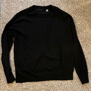 Tahari Classic Black Crewneck Sweater
